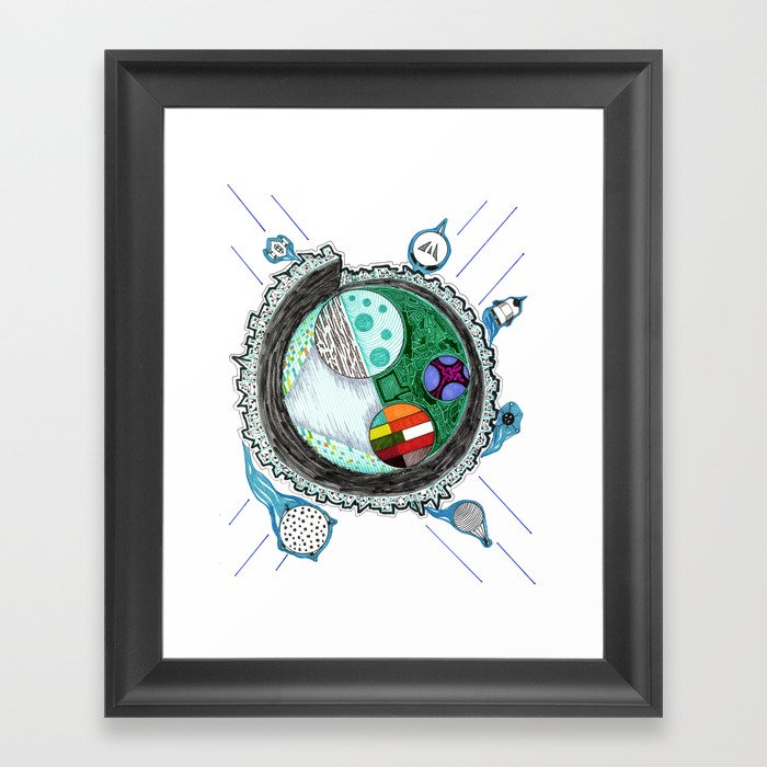 That Is No Moon! Framed Art Print