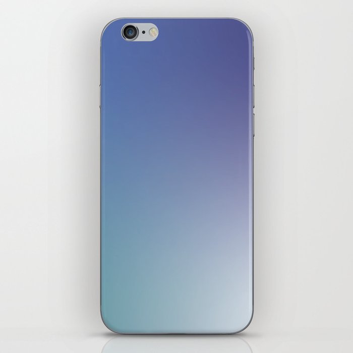 Blue and purple fluid gradient iPhone Skin