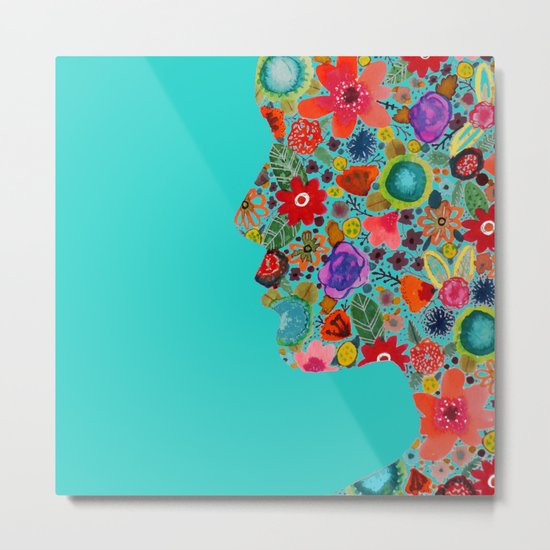 dream on, little flower Metal Print