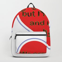 Every couple have a better half Backpack | Funny, Girlfriend, Wife, Husband, Gift, Xmas, First, Digital, Her, Love 