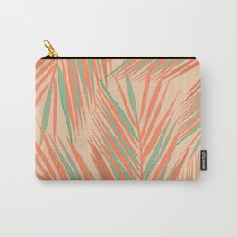 Bohemian Tropical Palm Leaves Carry-All Pouch