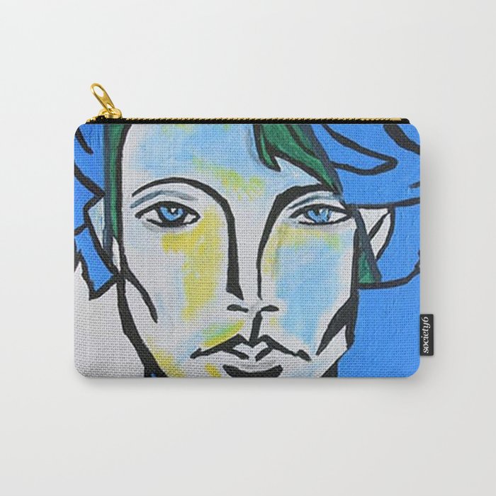 Jared Padalecki - Picasso Cubist Portrait Carry-All Pouch