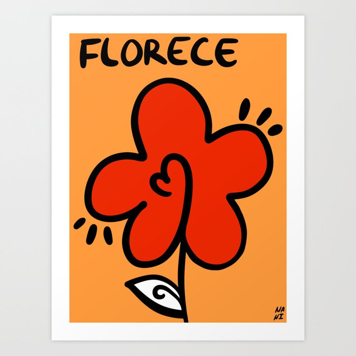 Florece Art Print