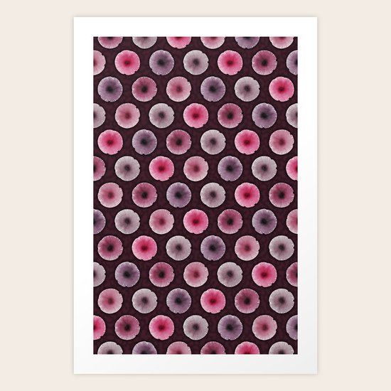 TOP MUSHROOMS Art Print
