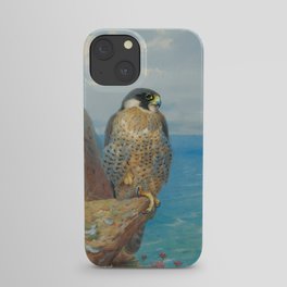 Peregrine at Auchencairn by Archibald Thorburn, 1923 (benefitting The Nature Conservancy) iPhone Case