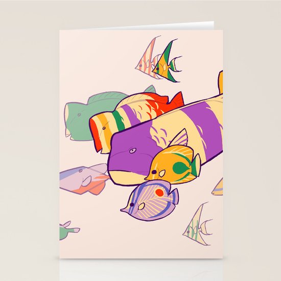 Kuih Ikan Stationery Cards