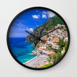 Amalfi Coast, Italy Wall Clock