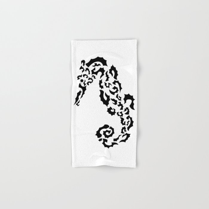 Sea horse in shapes Hand & Bath Towel