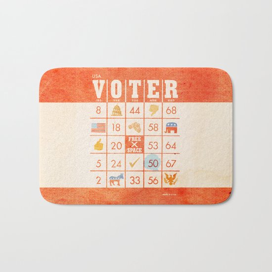The Bingo Vote Bath Mat
