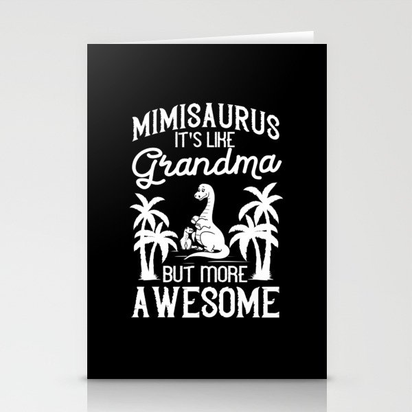 Dinosaur Grandma Saurus Grandmasaurus Stationery Cards
