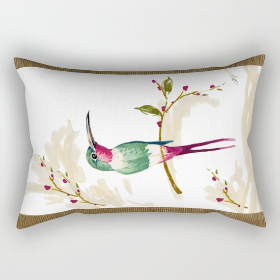hummingbird Rectangular Pillow