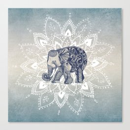 Elephant  Mandala Canvas Print