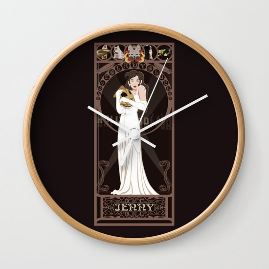 Jenny Nouveau - The Rocketeer Wall Clock