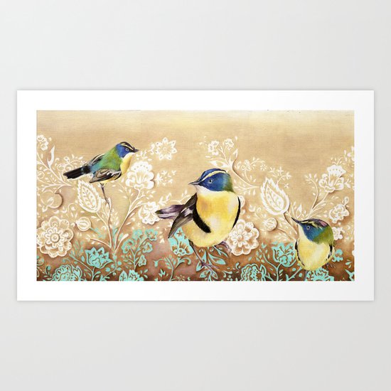 Siete Colores Art Print