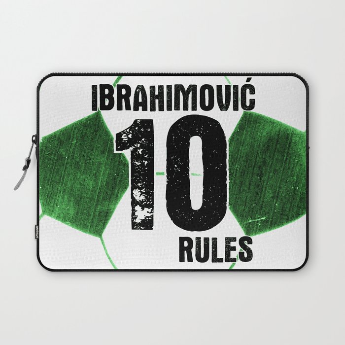 Ibrahimovic 10 Rules Laptop Sleeve