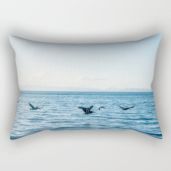 Flying Flock Rectangular Pillow
