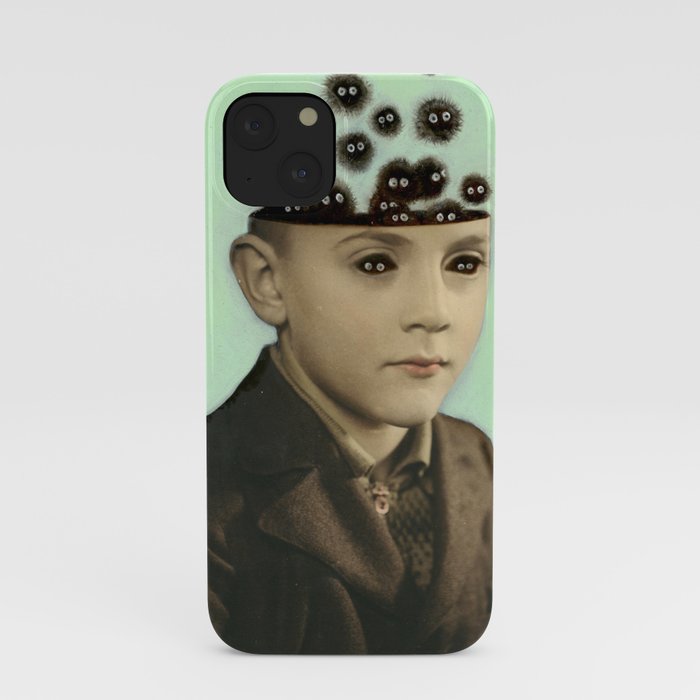 Fur Brains - Hand Painted Vintage Photography iPhone Case