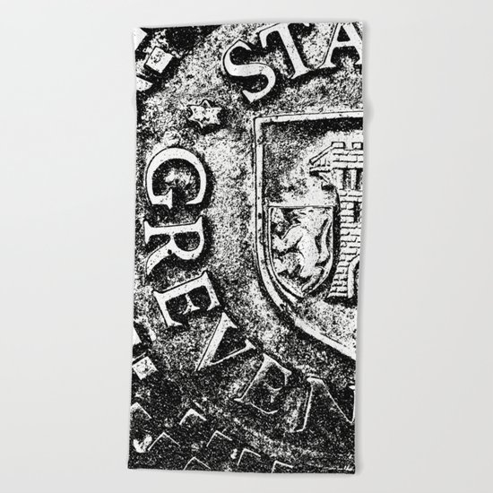 Manhole Cover 3 Beach Towel