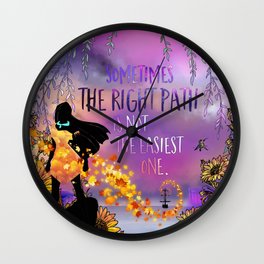 The Right Path Wall Clock
