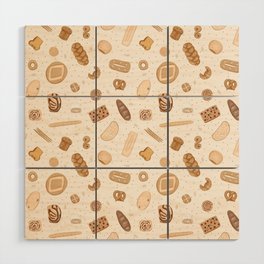 Bread Baking tossed  Wood Wall Art