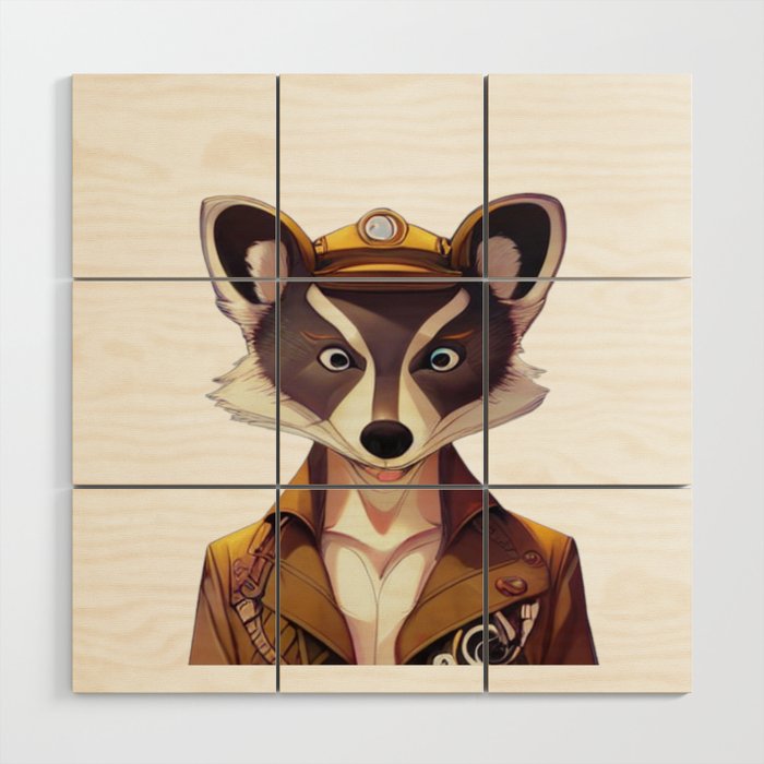 Raccoon - Cool Nature Raccoon - Cute Raccoon Wood Wall Art