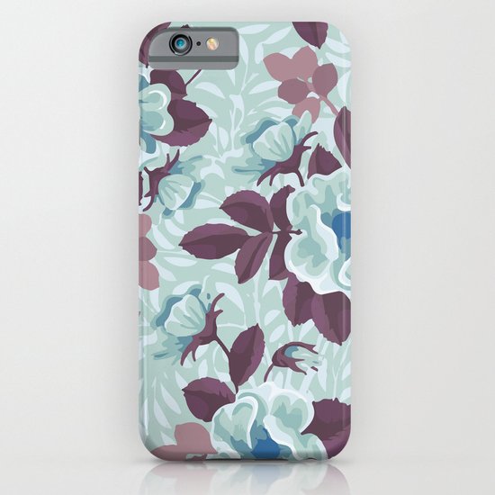 Retro Floral Pattern iPhone & iPod Case