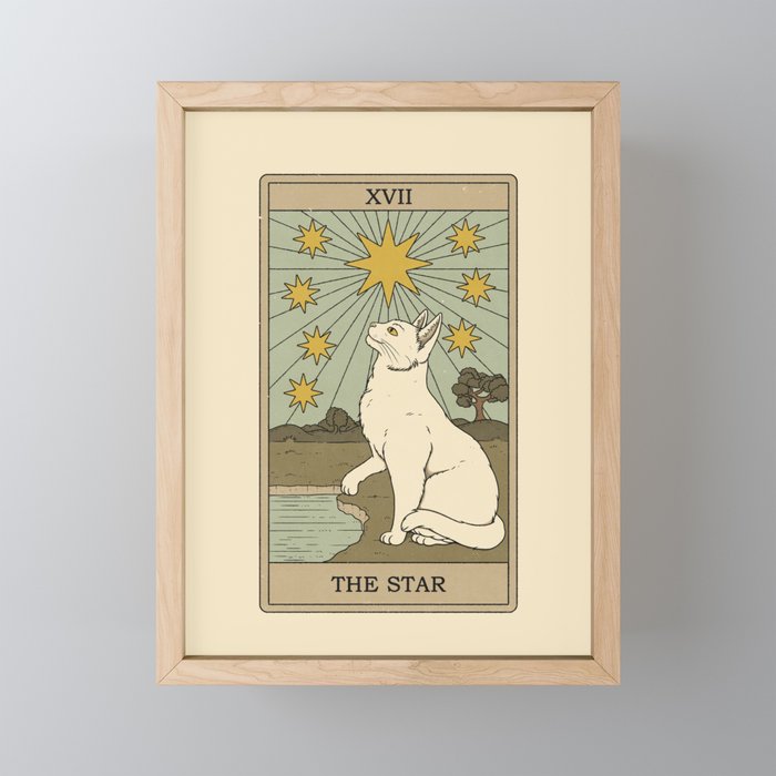 The Star Framed Mini Art Print