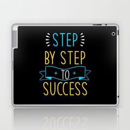 Step by Step to Success Laptop Skin