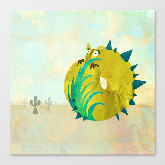 Spiny Albarillo (Bewundering World of Bewilderbeests) Canvas Print