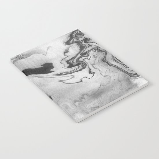 Hiroto - ink japanese marble paper free monoprint pattern marbled cell phone case india ink painting Notebook