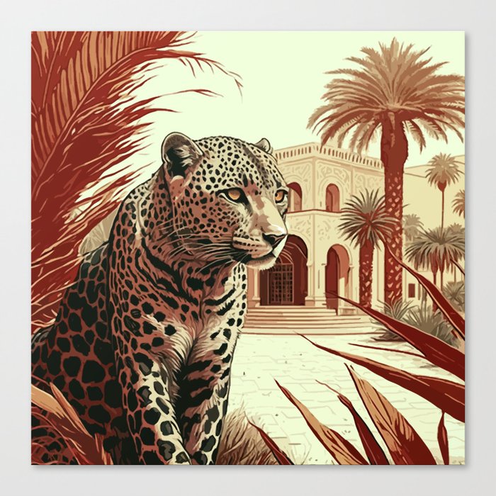 Tiger in the City Canvas Print