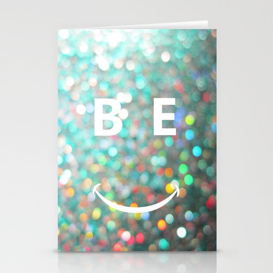 BE HAPPY Stationery Cards