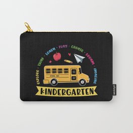 Kindergarten School Bus Carry-All Pouch