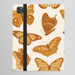 Texas Butterflies – Golden Yellow Pattern iPad Folio Case
