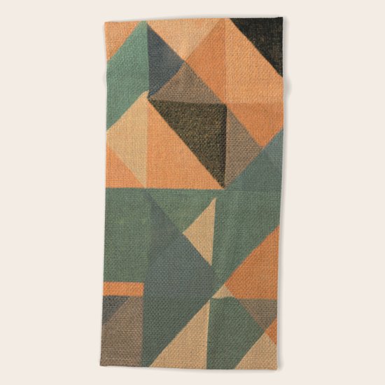 Trigonale 7 Beach Towel