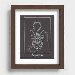 Scorpio Recessed Framed Print