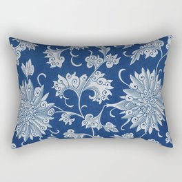 Chinese Floral Pattern 5 Rectangular Pillow