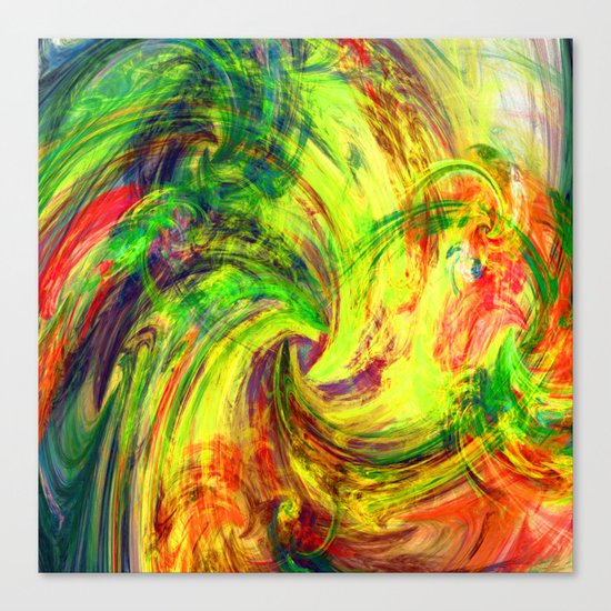 i love colours Canvas Print