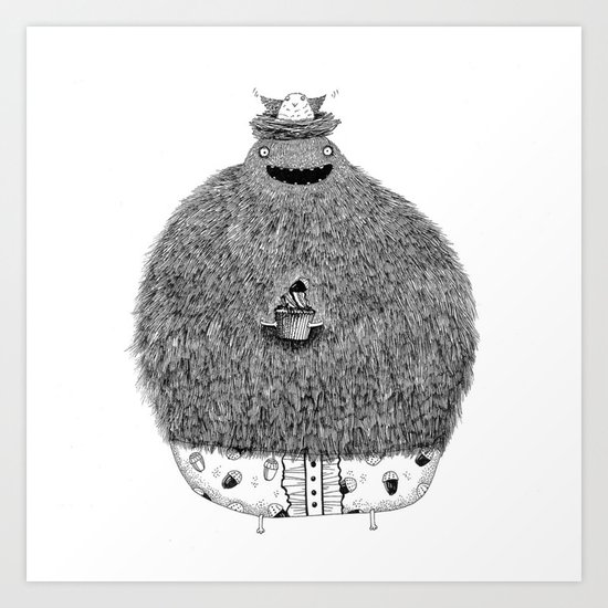 Bigfoot Art Print