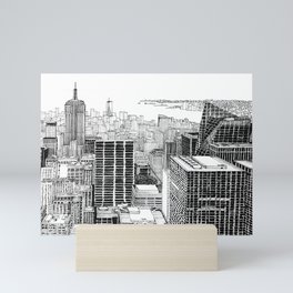 Above the City Mini Art Print