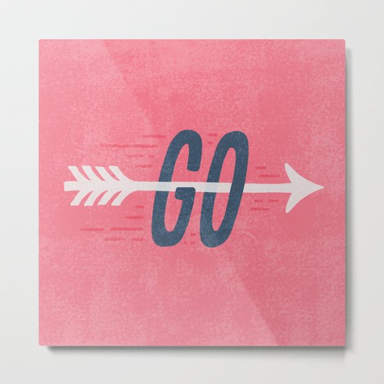 GO Metal Print