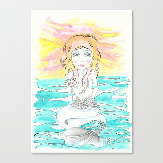 Mermaid Canvas Print