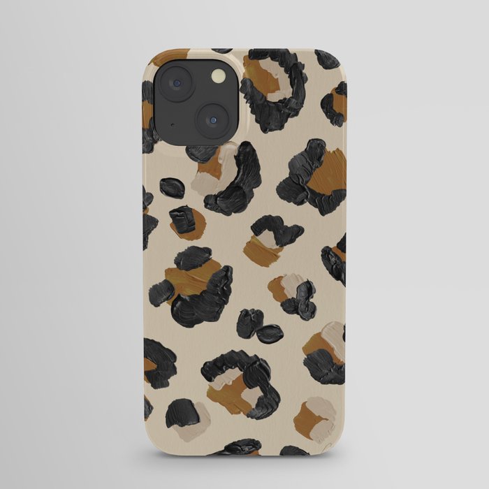 Leopard Print – Neutral Gold Light Palette iPhone Case