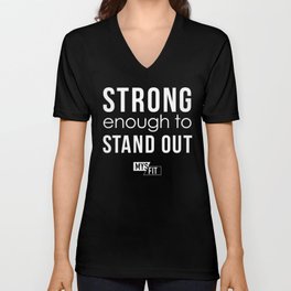STRONG enough to STAND OUT (W) V Neck T Shirt
