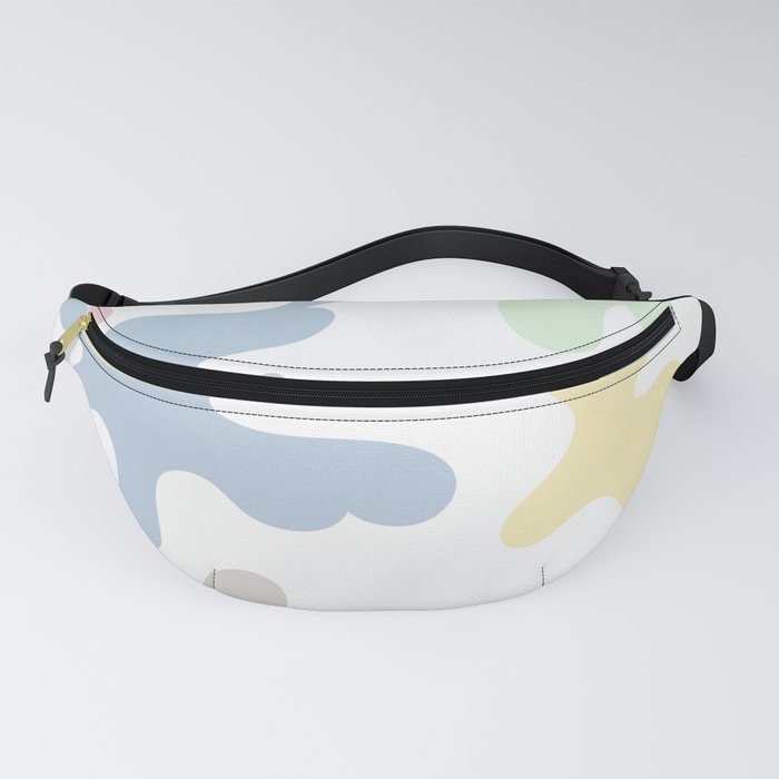 8  Abstract Shapes Pastel Background 220729 Valourine Design Fanny Pack