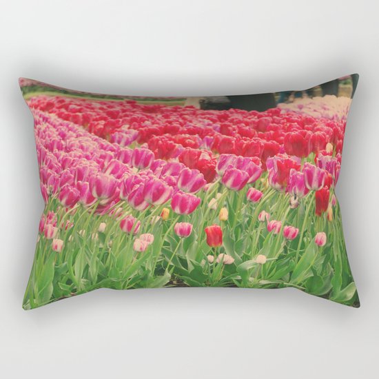 The dancing tulips Rectangular Pillow