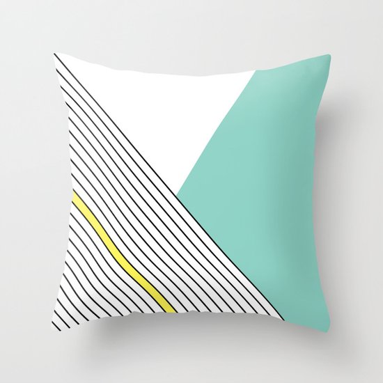 MINIMAL COMPLEXITY Throw Pillow