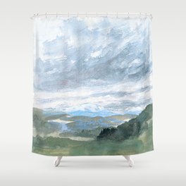 Landscapes in my mind Shower Curtain