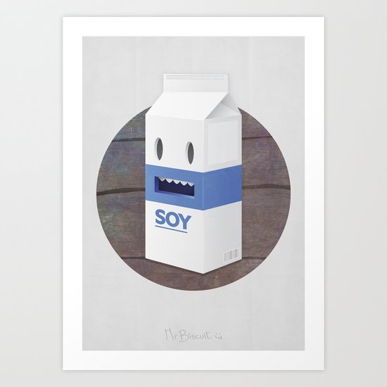 Soy Milk Art Print