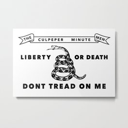 Historic Culpeper Minutemen flag Metal Print | Minutemen, Military, Culpeper, Militia, Historical, Snakeflag, Historic, Patriots, Libertyordeath, Graphicdesign 